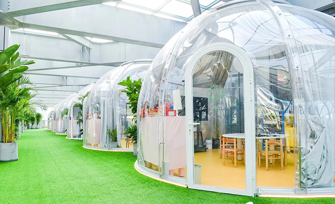 Five-meter diameter star vacant room at Xiamen Educational Institution